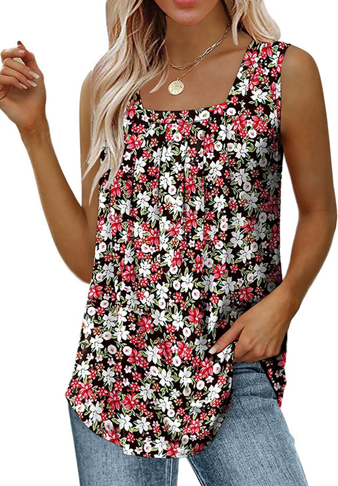 floral tank top