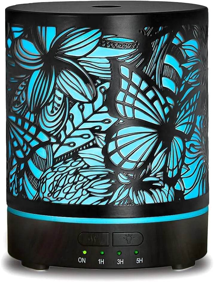 Butterfly Flower Essential Oil Diffuser | 300ml | Auto-Off | Gift - Timothy Lane