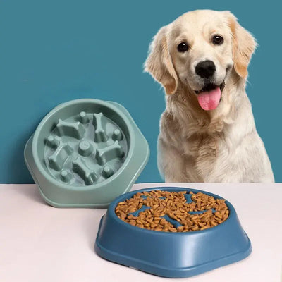 Slow Feeder Pet Bowl – Anti-Gulping, Interactive Feeding Dish for Dogs & Cats - Timothy Lane