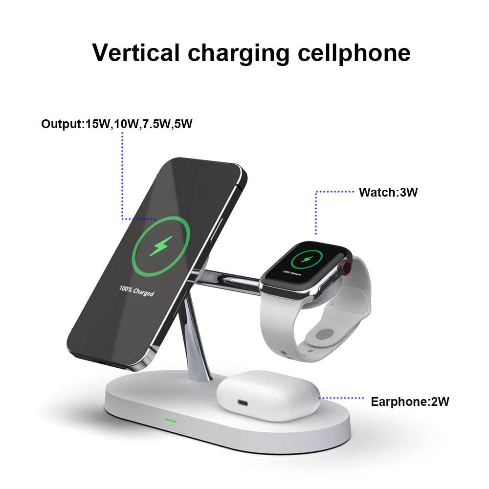 3-in-1 Wireless Magsafe Charger Stand - Timothy Lane