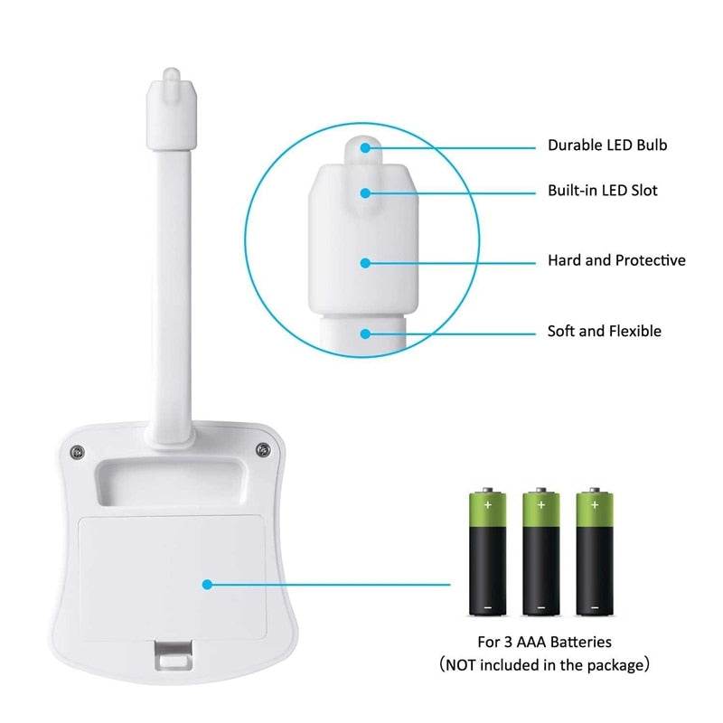 LED Motion Sensor Toilet Night Light – Soft Glow, Color Options, Easy Clip-On for Bathroom Safet - Timothy Lane
