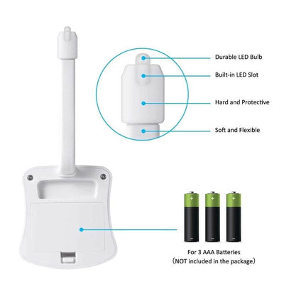 LED Motion Sensor Toilet Night Light – Soft Glow, Color Options, Easy Clip-On for Bathroom Safet - Timothy Lane