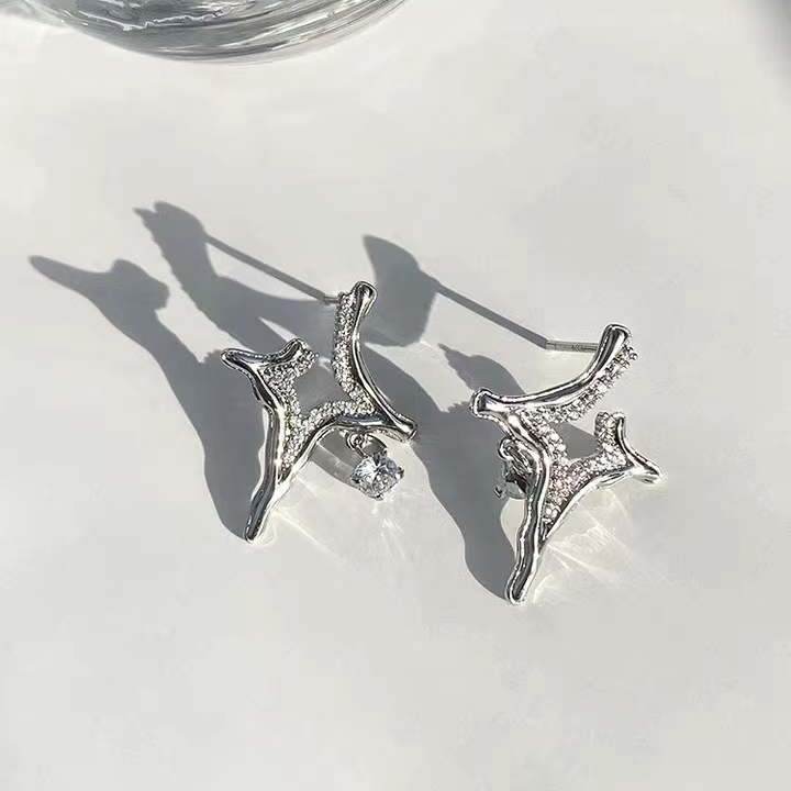 Asterism Rhinestone Earrings - Timothy Lane