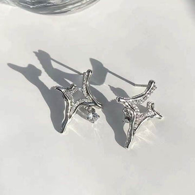 Asterism Rhinestone Earrings - Timothy Lane