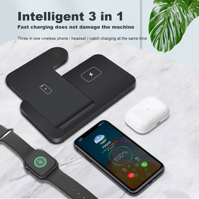 3in1 Wireless Fast Charger Dock Station - Timothy Lane