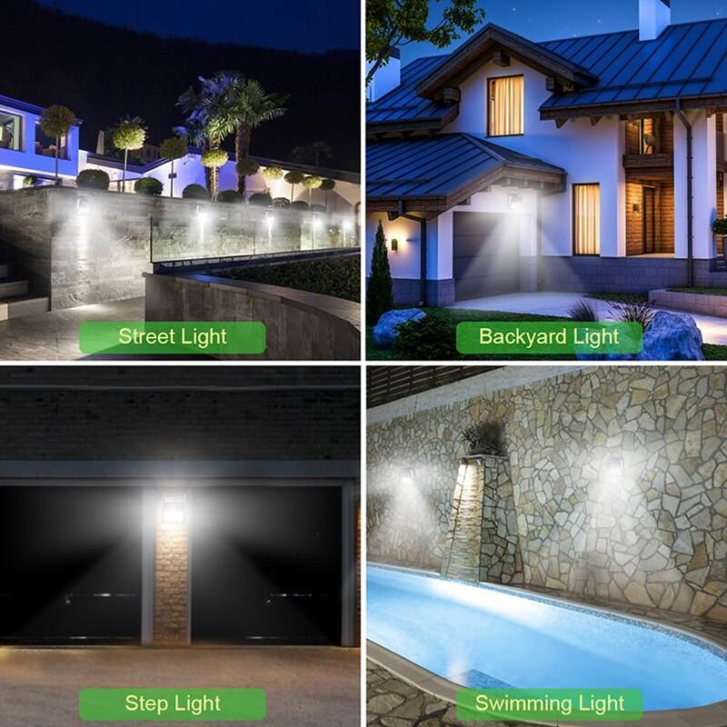 Garden Solar Lamp PIR Motion Sensor LED Solar Light Solar Powered By Sunlight Waterproof for Outdoor Wall Street Decoration - Timothy Lane