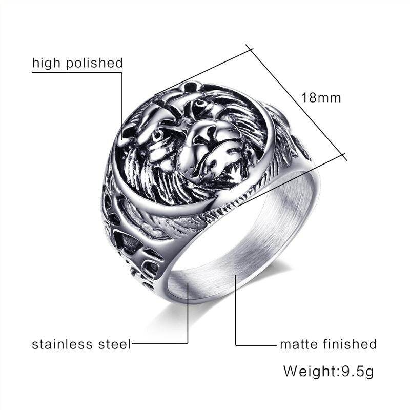 Lion Head Rings - Timothy Lane