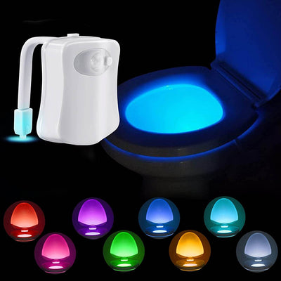 LED Motion Sensor Toilet Night Light – Soft Glow, Color Options, Easy Clip-On for Bathroom Safet - Timothy Lane