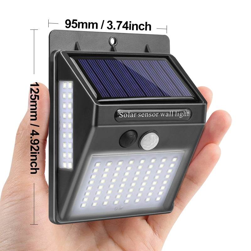 Garden Solar Lamp PIR Motion Sensor LED Solar Light Solar Powered By Sunlight Waterproof for Outdoor Wall Street Decoration - Timothy Lane