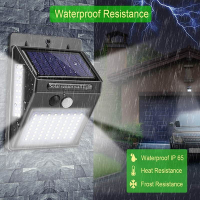 Garden Solar Lamp PIR Motion Sensor LED Solar Light Solar Powered By Sunlight Waterproof for Outdoor Wall Street Decoration - Timothy Lane