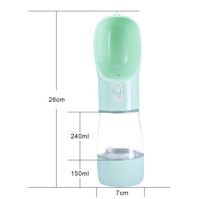 Pet Dog Water Bottle Feeder - Timothy Lane