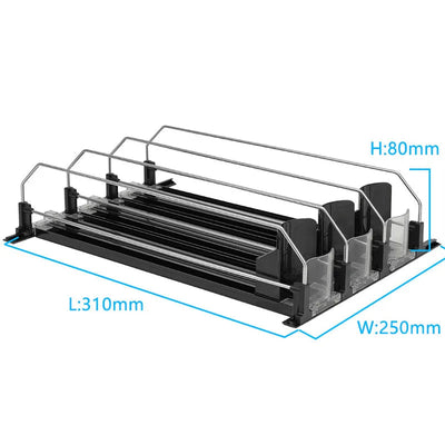 Adjustable Drink Organizer Dispenser for Fridge & Pantry Sun-light Store