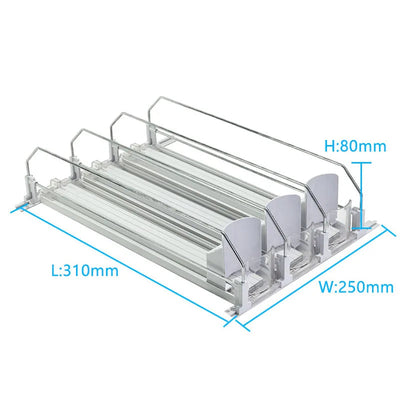 Adjustable Drink Organizer Dispenser for Fridge & Pantry Sun-light Store