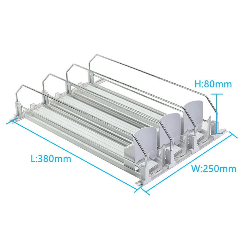 Adjustable Drink Organizer Dispenser for Fridge & Pantry Sun-light Store