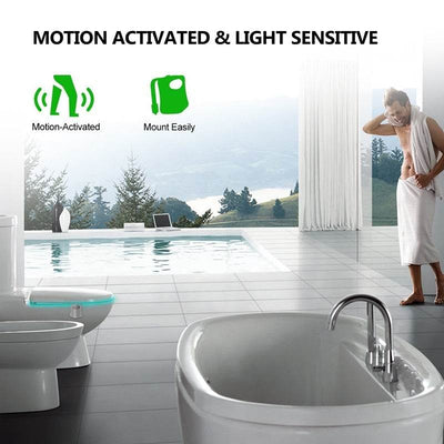 LED Motion Sensor Toilet Night Light – Soft Glow, Color Options, Easy Clip-On for Bathroom Safet - Timothy Lane