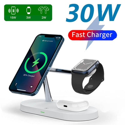 3-in-1 Wireless Magsafe Charger Stand - Timothy Lane