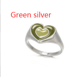 Charming Heart Ring with Long-Lasting Shine (Alloy, Sizes 6-8) - Timothy Lane