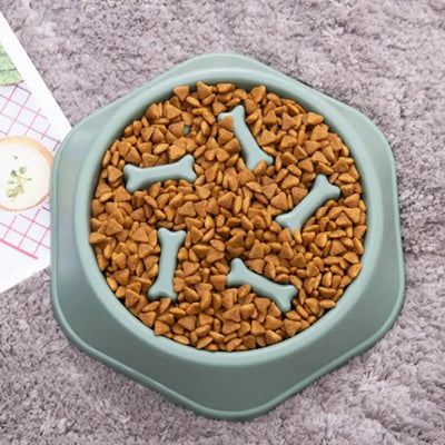 Slow Feeder Pet Bowl – Anti-Gulping, Interactive Feeding Dish for Dogs & Cats - Timothy Lane