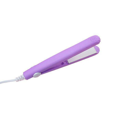Compact 2-in-1 Hair Iron: Ceramic Straightener & Curler for Travel - Timothy Lane