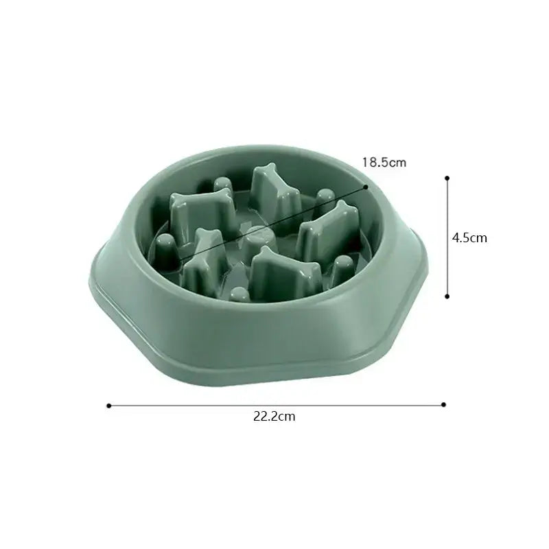 Slow Feeder Pet Bowl – Anti-Gulping, Interactive Feeding Dish for Dogs & Cats - Timothy Lane
