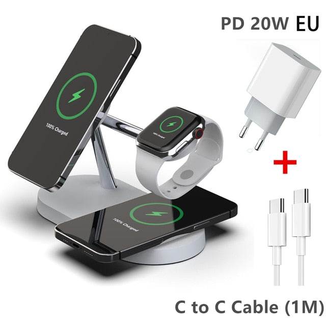 3-in-1 Wireless Magsafe Charger Stand - Timothy Lane