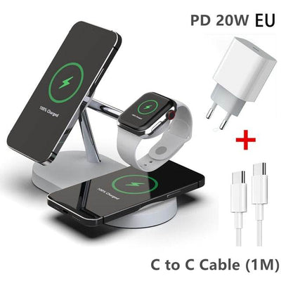 3-in-1 Wireless Magsafe Charger Stand - Timothy Lane