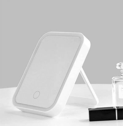 LED Lighted Makeup Mirror: Touch Sensor & Travel-Friendly - Timothy Lane