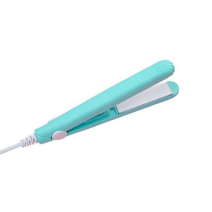 Compact 2-in-1 Hair Iron: Ceramic Straightener & Curler for Travel - Timothy Lane