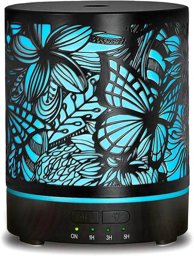 Butterfly Flower Essential Oil Diffuser | 300ml | Auto-Off | Gift - Timothy Lane